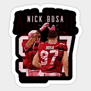 Nick Bosa San Francisco All Hail Sticker